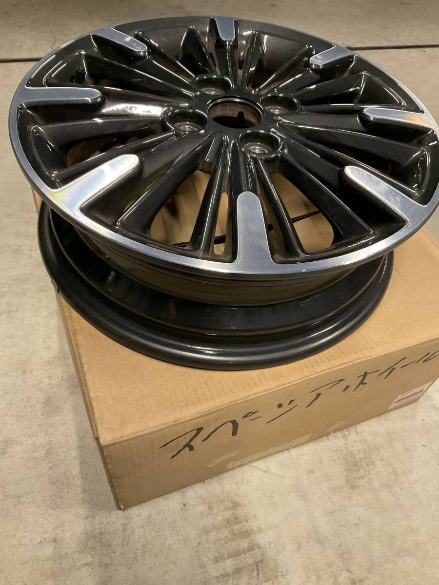 美品 中古 純正 MK53S スペーシア ホイール1本 15×4.5J 4穴 PCD 100 +