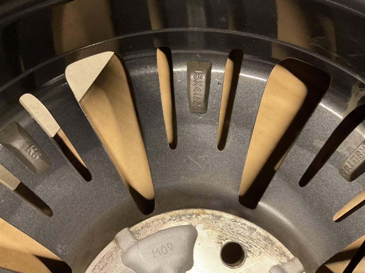 美品 中古 純正 MK53S スペーシア ホイール1本 15×4.5J 4穴 PCD 100 +