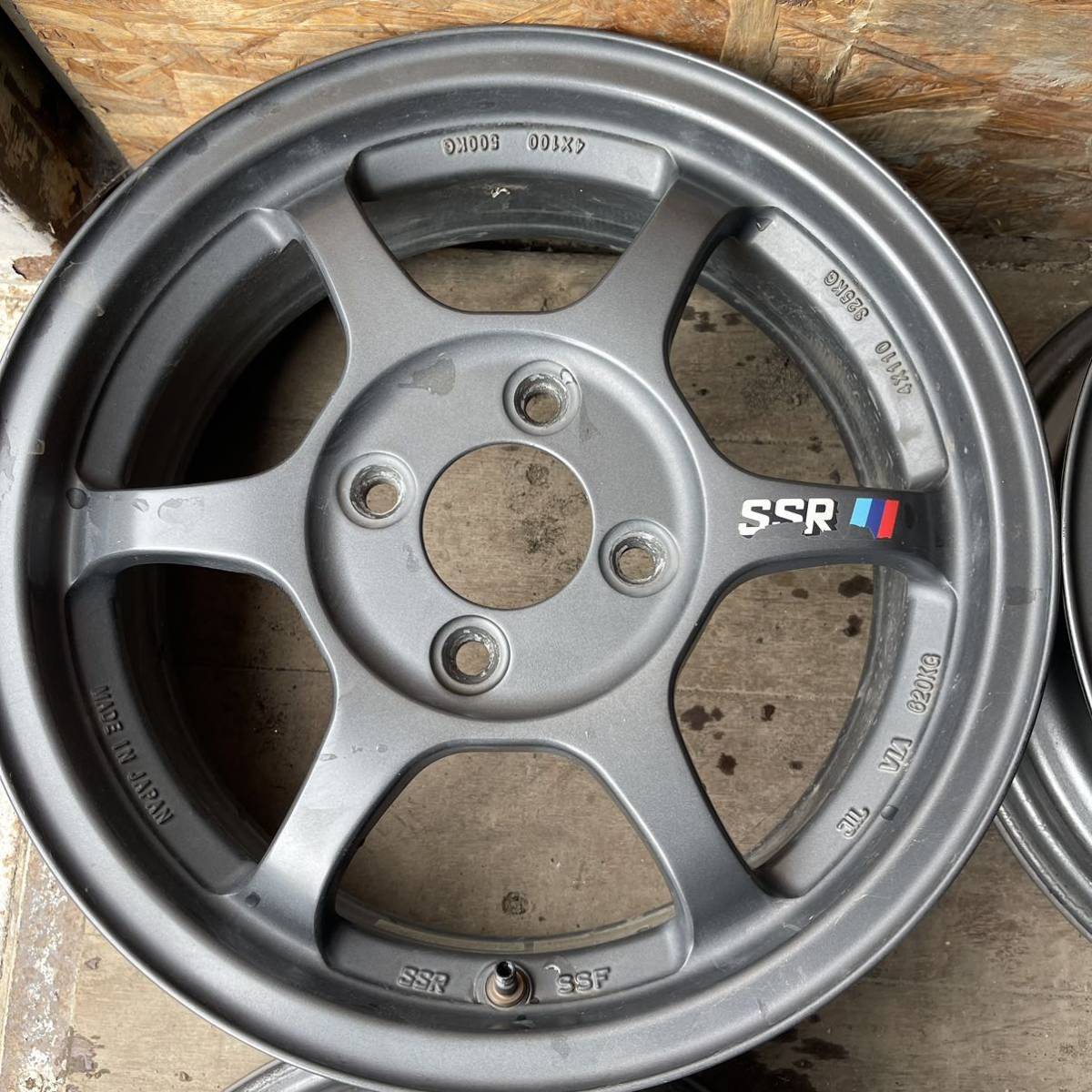 絶版 レア 希少 軽量 SSR TYPE-C 14インチ 5.0j 4/100 +45 SPEED