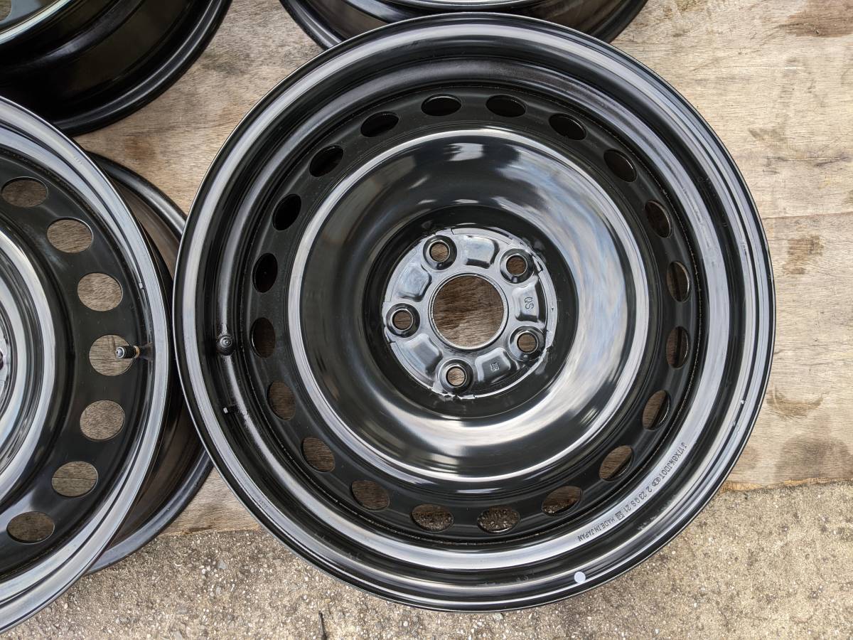 良品 トヨタ 60プリウス 純正 スチールホイール 17インチ 6.5J+40