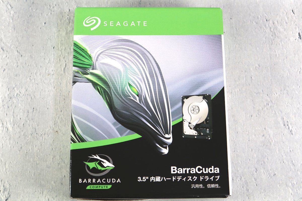 未使用 SEAGATE シーゲート 3.5 内蔵ハードディスク ドライブ BarraCuda ST8000DM004 8TB SATA 元箱入り 保管品 04
