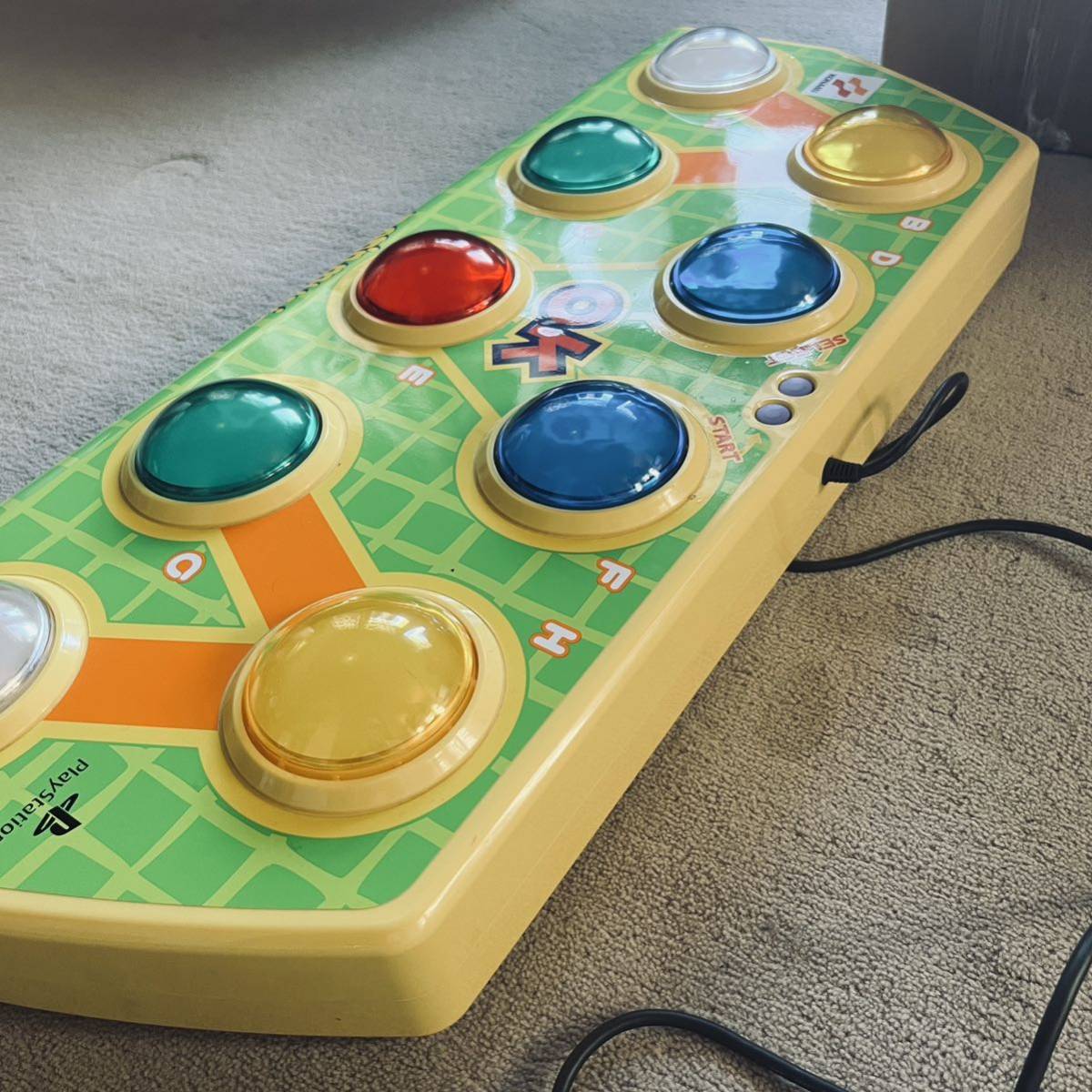 改造済 ポップンミュージック アーケードコントローラー PS2用(箱なし