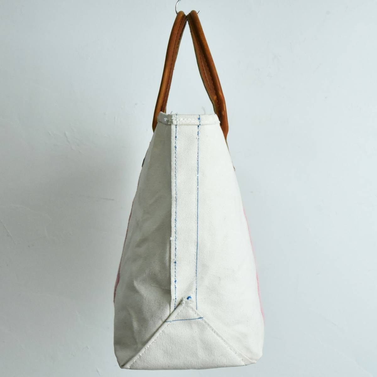 良好 FACTORY STOREタグ 80s USA製 L.L.Bean レザーハンドル トート 