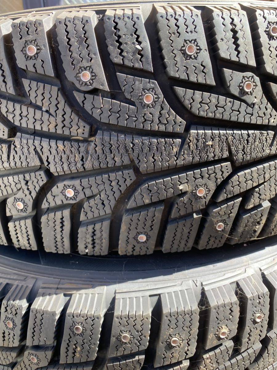 旭川発 スパイクタイヤ 195/65R15 95T 15インチ HANKOOK 4本 2015年製 