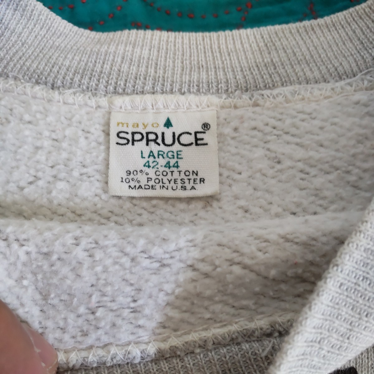 60s SPRUCE スウェット オートミール ラグランスリーブ ヴィンテージ 