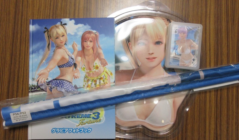 DEAD OR ALIVE Xtreme3 Fortune 特典グッズ4点セット マリー・ローズ