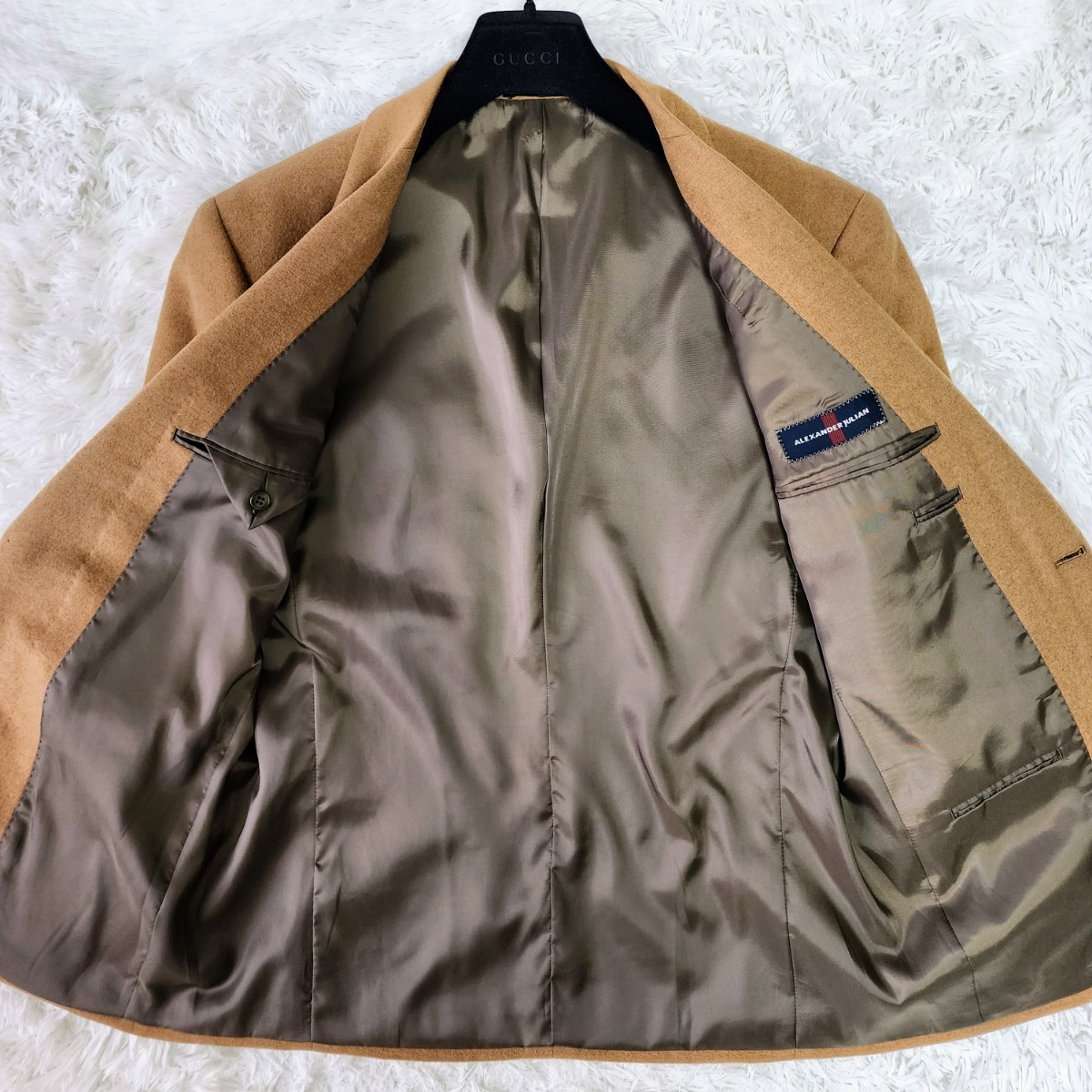 美品 L~XL相当 アレキサンダージュリアン【カシミアの誘惑】ALEXANDER 