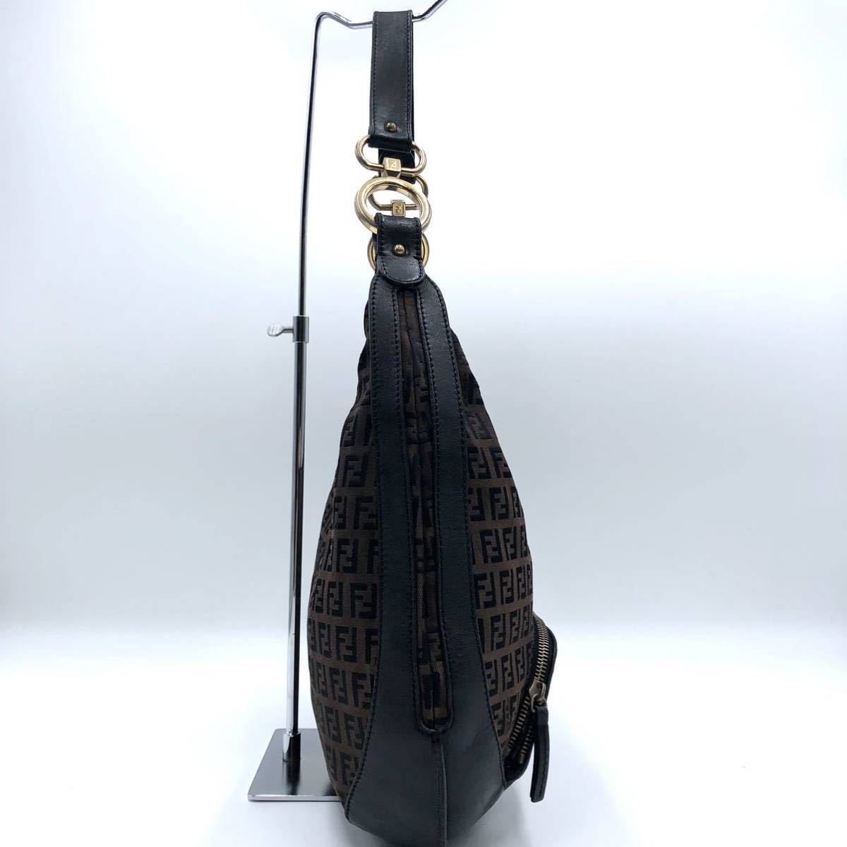 092012 1円 極美品○フェンディ FENDI ワンショルダーバッグ 