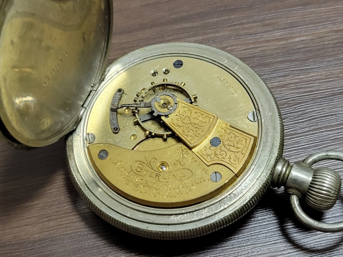 ウォルサム 懐中時計 手巻き WALTHAM Waltham アンティーク 当時物