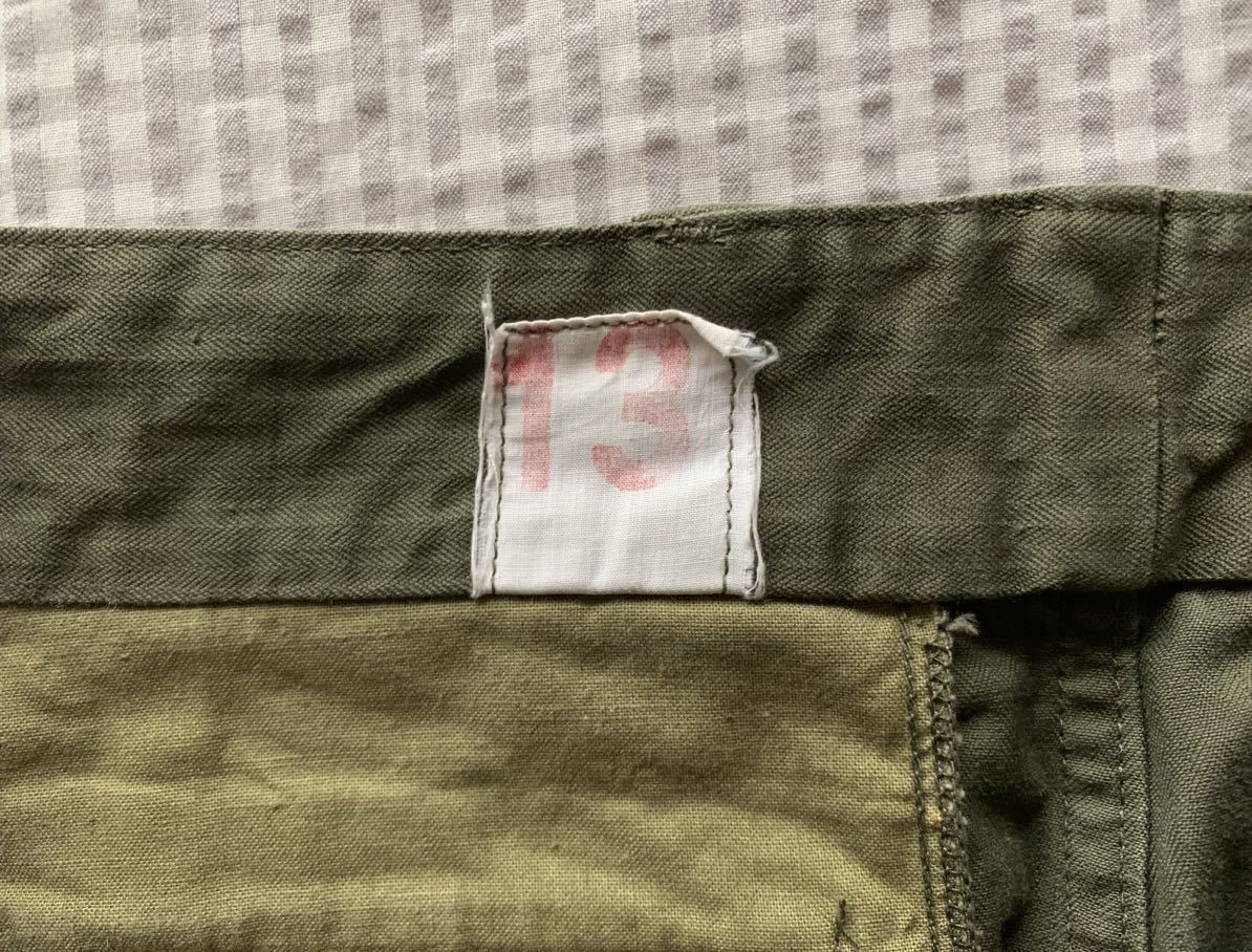 フランス軍M47後期ミリタリーカーゴパンツ13｜アメリカ軍M51M65 MEDIUM 