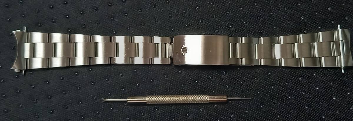 送料無料　ROLEX　ロレックス　オイスターハードブレス　78350-19　FF557B　フル駒　13駒　ノビ無し　工具付き