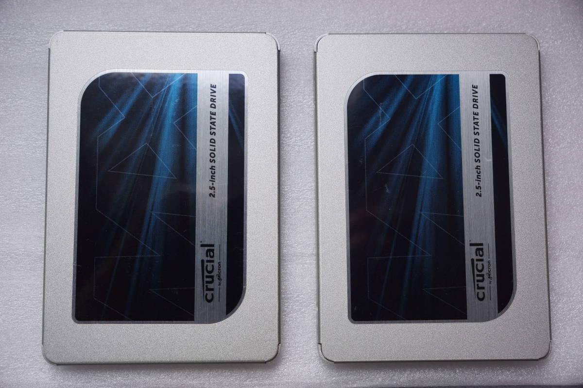 Crucial MX500 1TB SSD 2台セット ジャンク MX500 CT1000MX500SSD1/JP