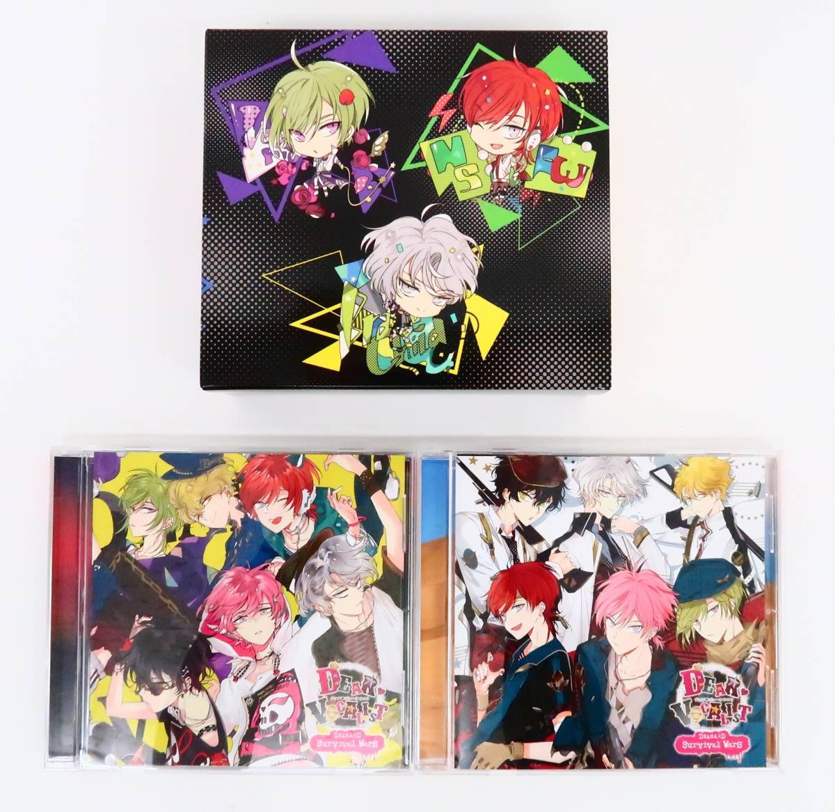 BD3862/CD/ディア ヴォーカリスト Drama CD Survival Wars 3-4巻セット/収納BOX付/増田俊樹/斉藤壮馬/花江夏樹