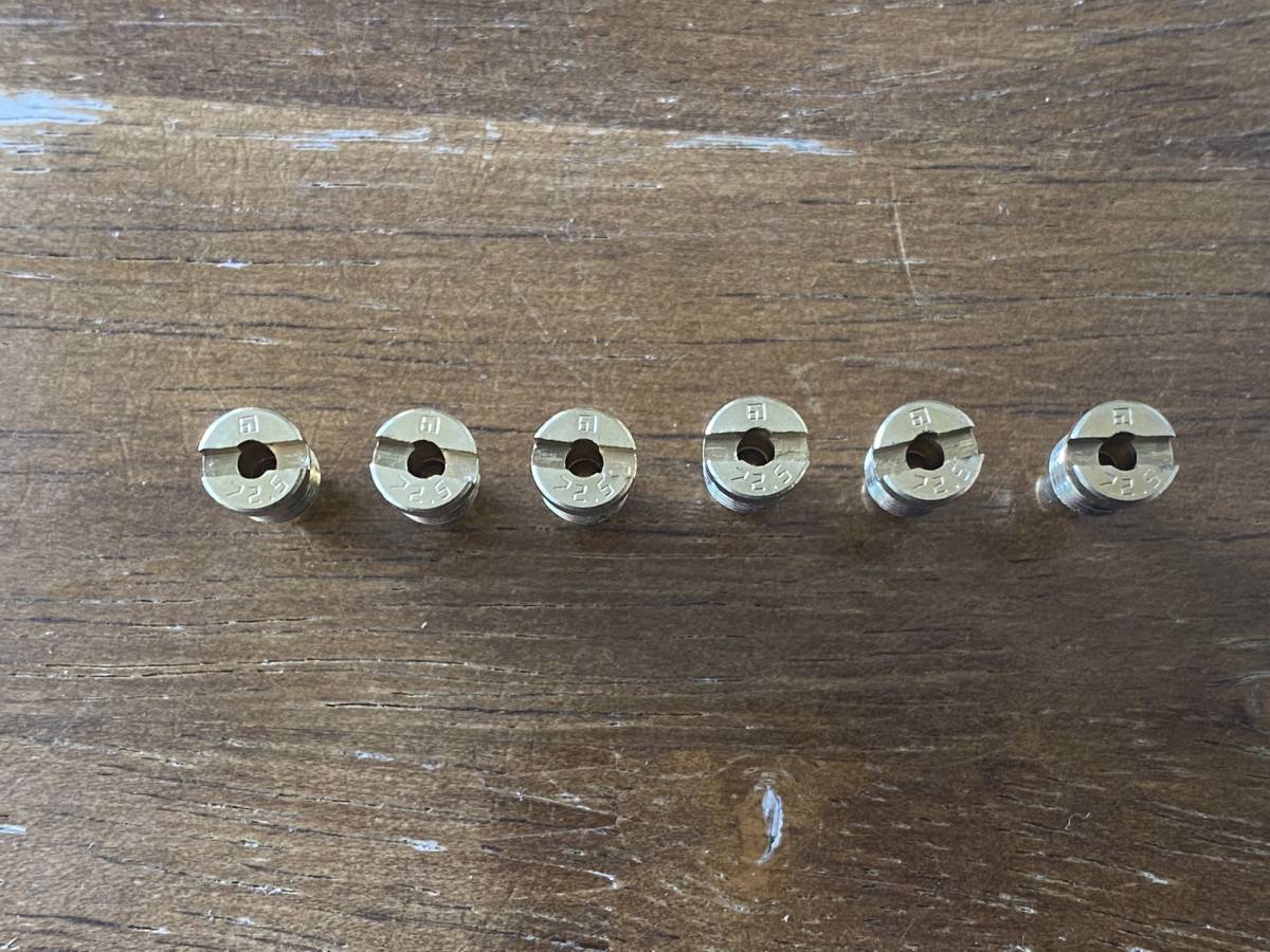 ミクニ純正 SOLEX パイロット ジェット 6個 #72.5 L型 L20 L6 ソレックス ハコスカ ケンメリ 送料無料_2