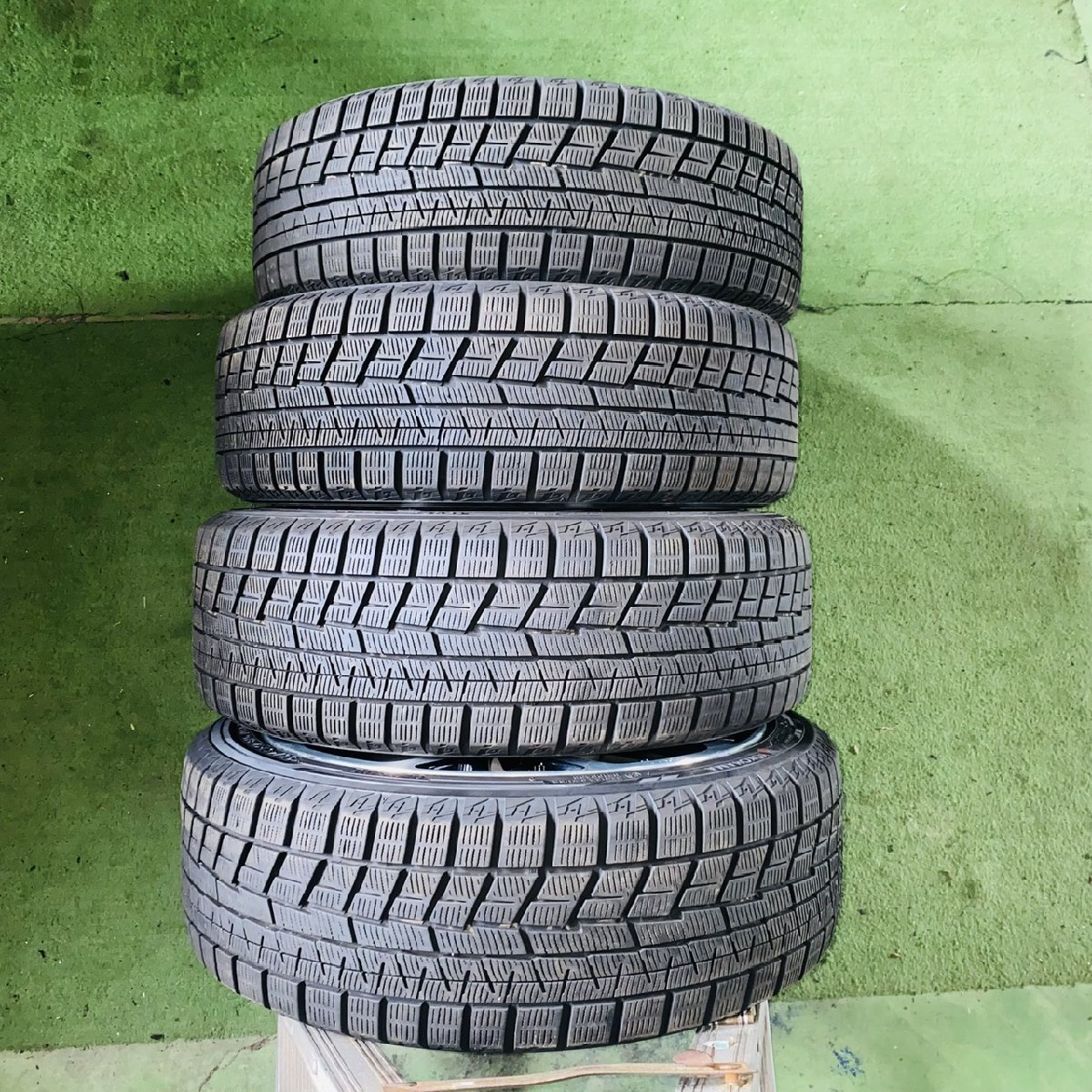 195/45R17 スタッドレス ホイールセット 四本 スズキ 純正 スイフト 