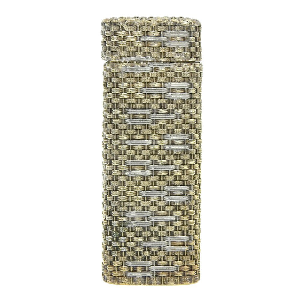 ■ 1円 ~ 正規 着火確認■ カルティエ Cartier ■ アウタージャケット ガスライター ■ オーバル ローラー式 ゴールド シルバー ビンテージ
