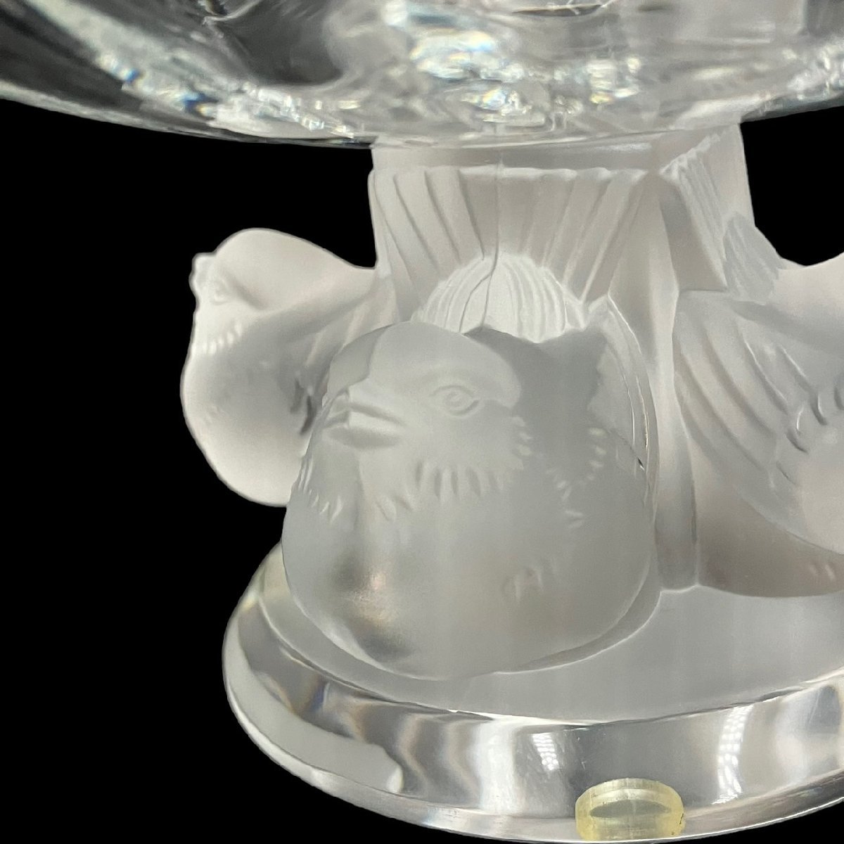 超特価セールサイト LALIQUE ラリック ノジャン コンポート 小鳥 4羽 