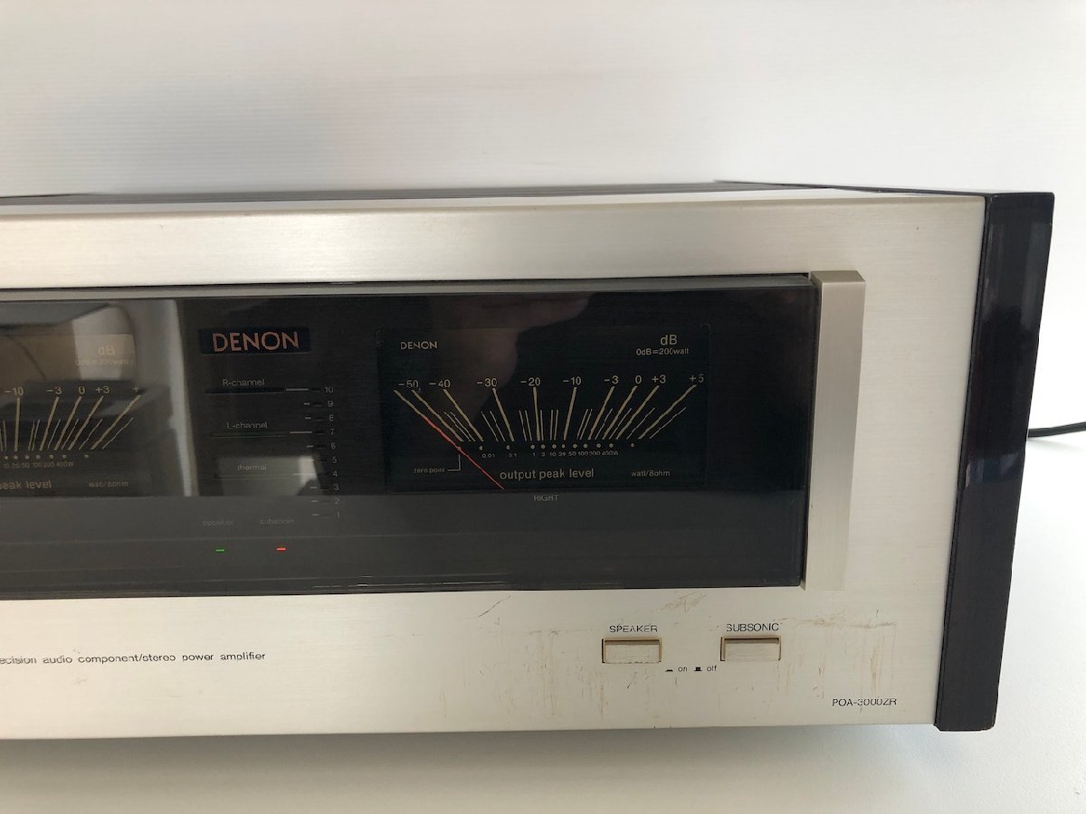 DENON POA-3000 パワーアンプ POA-3000メーカー直営 デノン