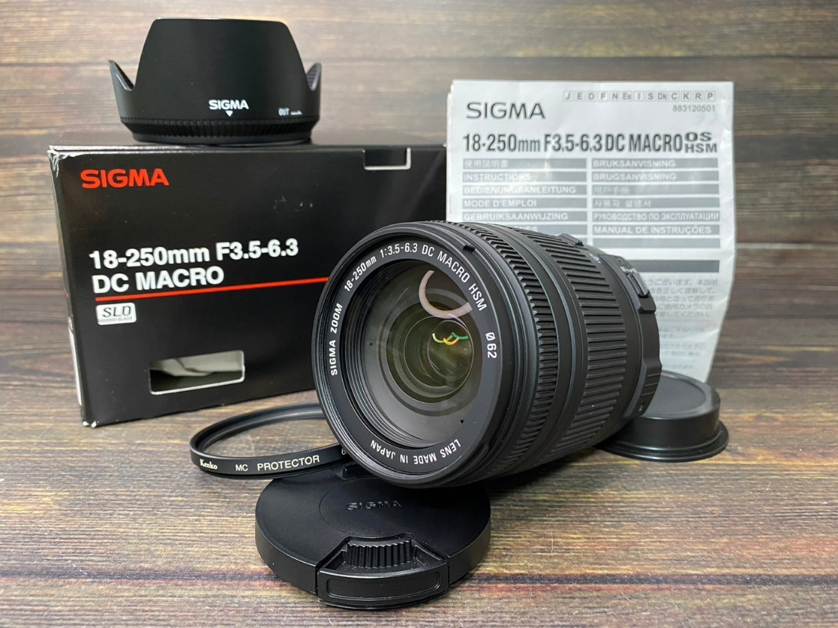 F3.5-6.3 DC OS HSM 18-250mm MACRO SIGMA シグマ HSMニコン用 一眼 シグマ