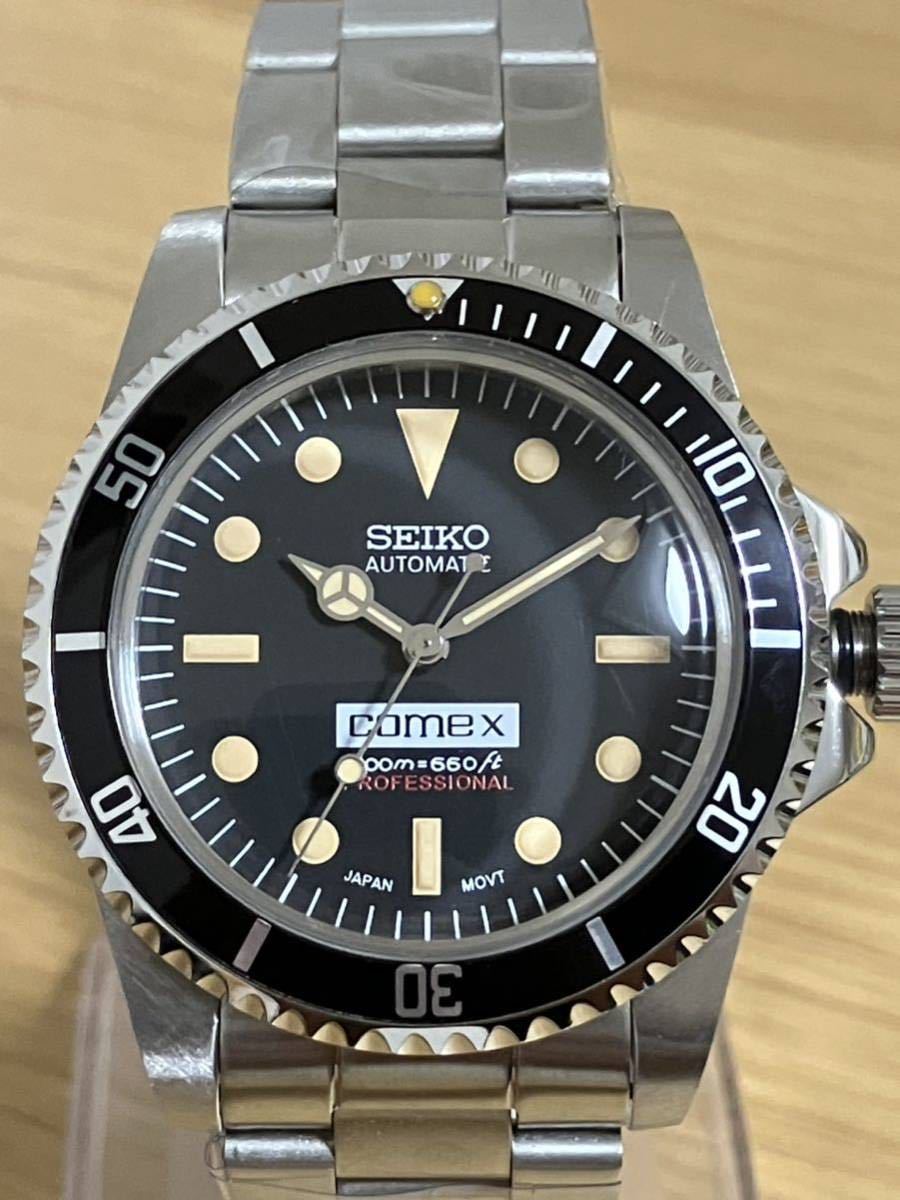 NH35 ビンテージ カスタム 39.5mm セイコー SEIKO MOD COMEX 自動巻き