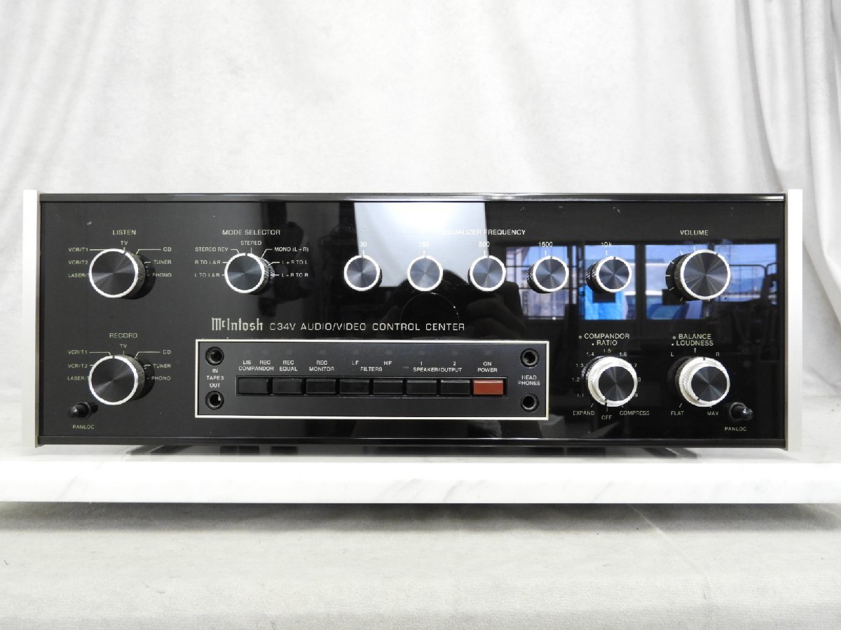 ☆ McIntosh マッキントッシュ C34V プリアンプ コントロールアンプ ①