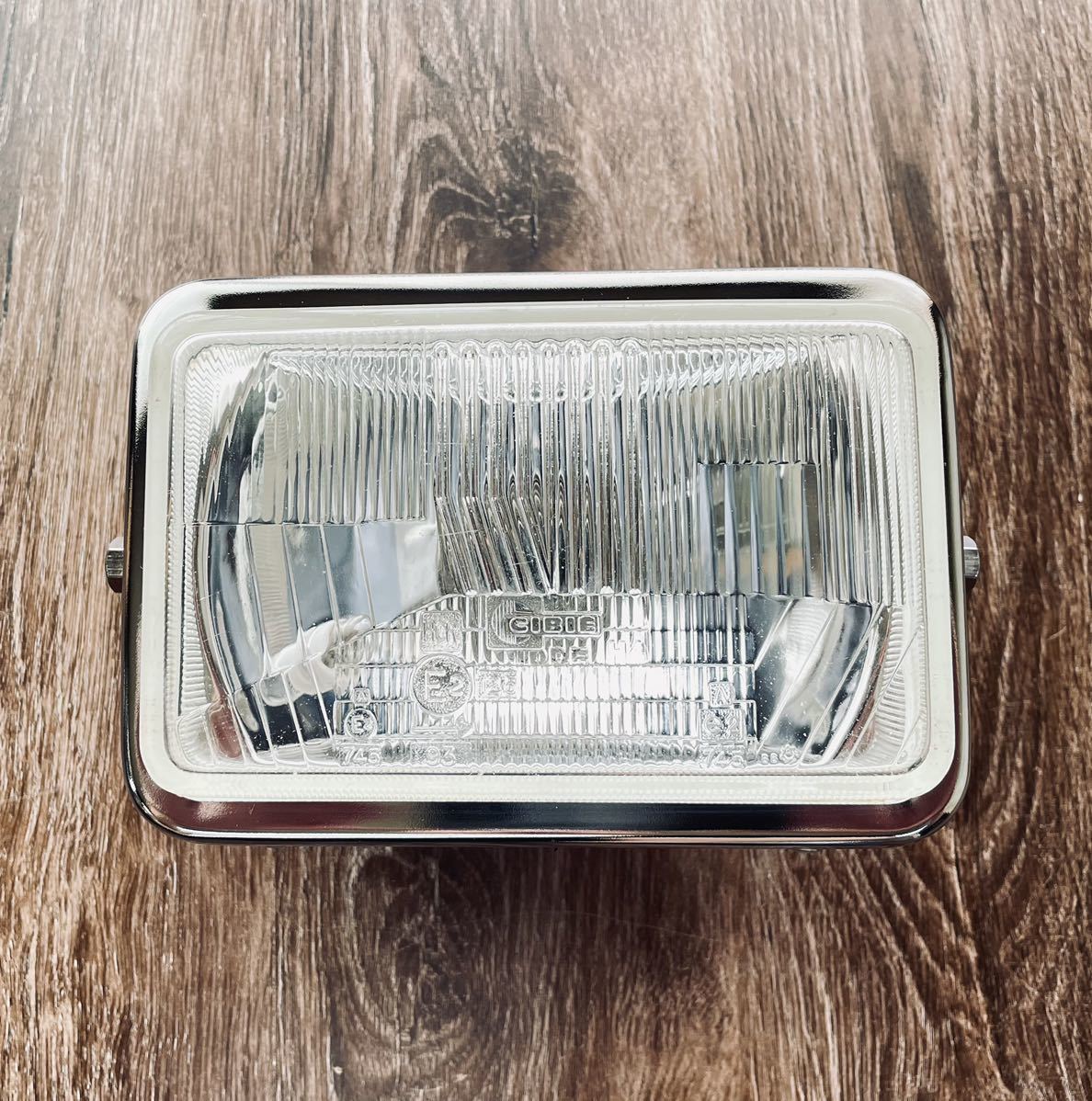 当時物 シビエ CIBIE 角目 ライト CBR400F CBX400F Z2 Z1 KH400 Z400FX Z400GP GPZ400F XJ400 GS400 GT380 昭和 カフェレーサー マーシャル