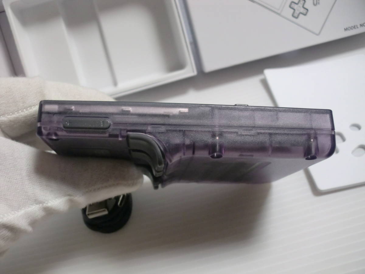 RG35XX ANBERNIC 中華ゲーム機 携帯機 動作確認済み クリアパープル 