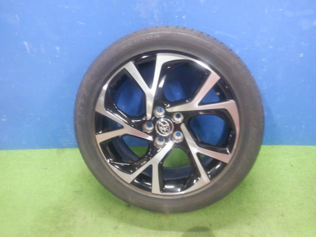 最新作，爆買い C-HR NGX10 1本 225/50R18 トヨタ 純正 アルミ PCD 114.3 5H 60mm 18 7J +50(ラジアルタイヤ)｜売買されたオークション情報、yahooの商品情報をアーカイブ公開 - オークファン 5穴