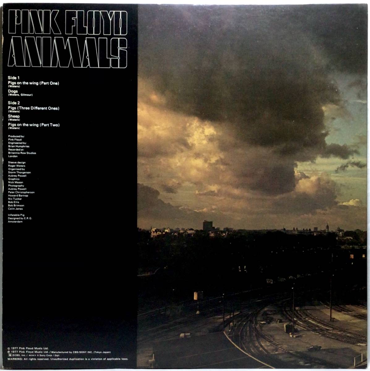 Pink Floyd Animals レコード 国内盤 帯付き　ピンク・フロイド 日LP帯】 ピンク・フロイド PINK FLOYD / アニマルズ ANIMALS / 1977