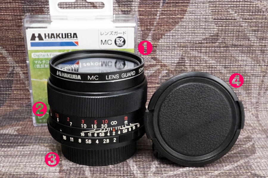 mamiya (マミヤ光機) AUTO mamiya/sekor 50mm/f2 black（超美品/整備済