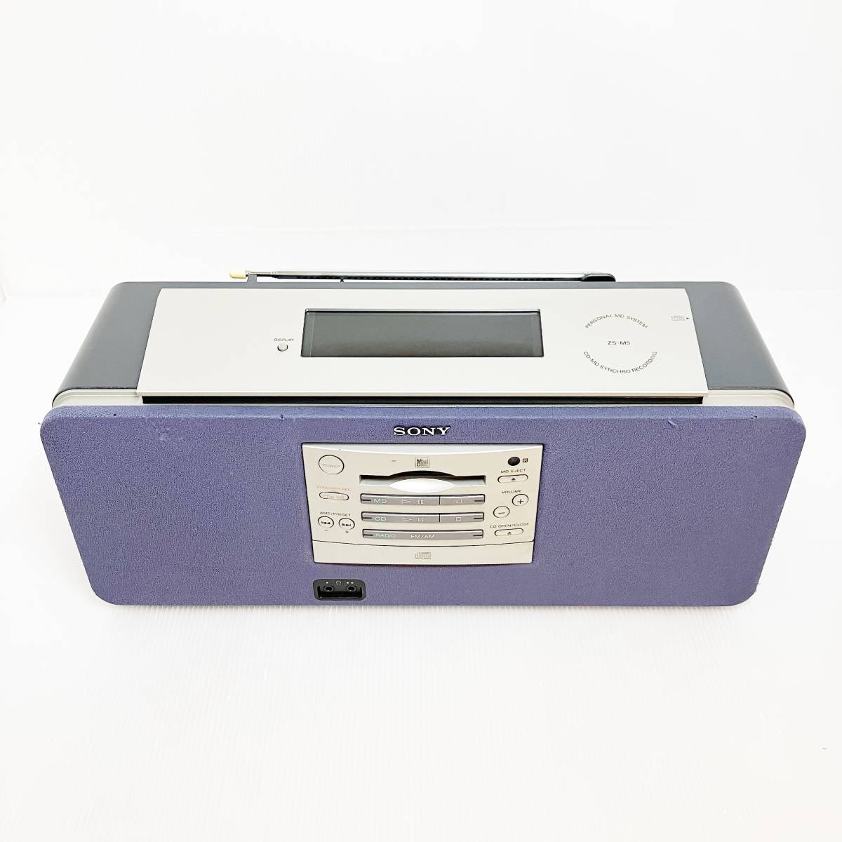 ZS-M5 SONY ソニー - CD MD パーソナルミニディスクシステム ラジカセ