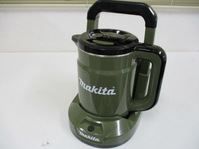 makita マキタ 充電式ケトル KT001GZO オリーブ 本体のみ バッテリ充電 
