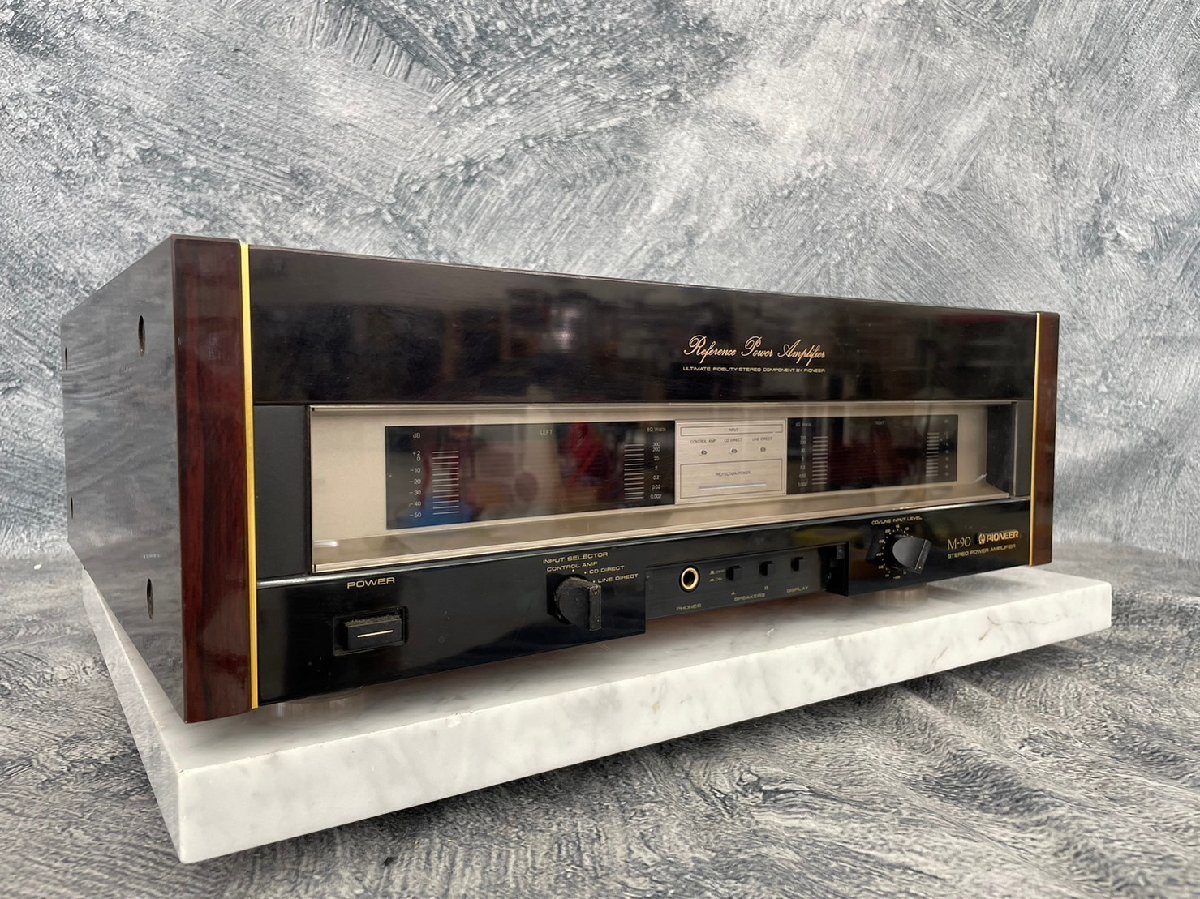PIONEER M-90 パワーアンプ 通電のみ ジャンク PIONEER M-90 パワーアンプ 通電のみ ジャンク