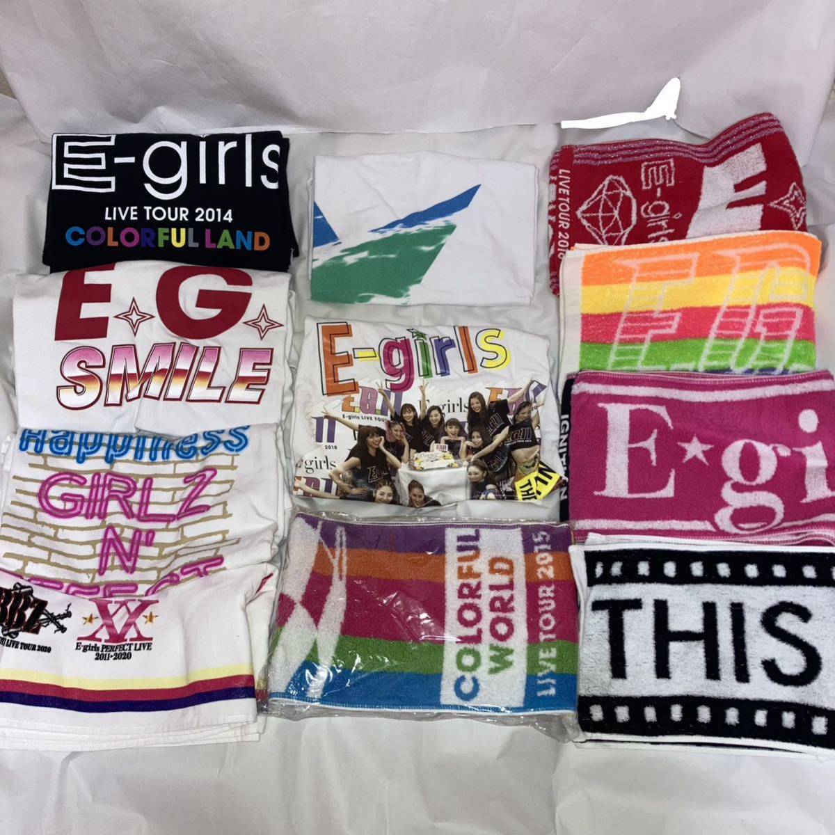 E-girls まとめ売り 鷲尾伶菜グッズ サイン 缶バッジ クリアチャーム 