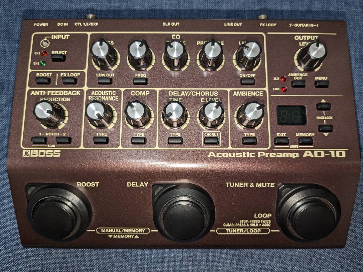 BOSS AD-10 Acoustic Preamp　【中古品】