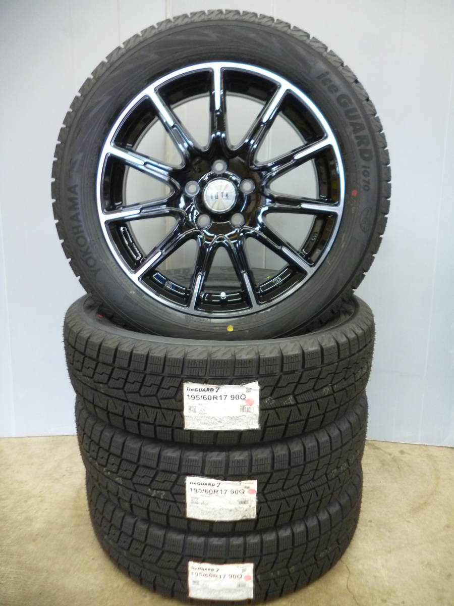 現行プリウス　新型プリウス★新品ヨコハマスアイスガード７★195/60R17ホイールセット★G