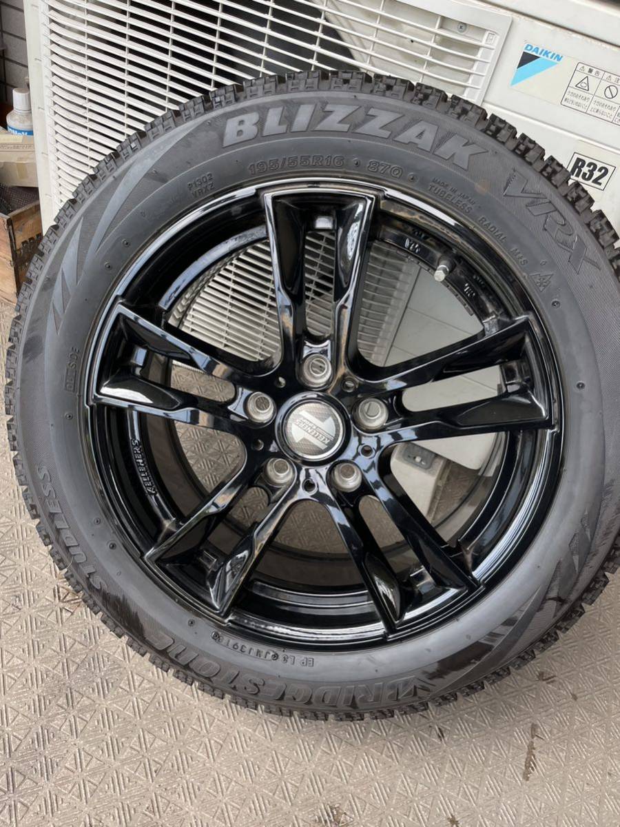 引き取り限定1円から！ ブリヂストン BLIZZAK VRX 195/55R16