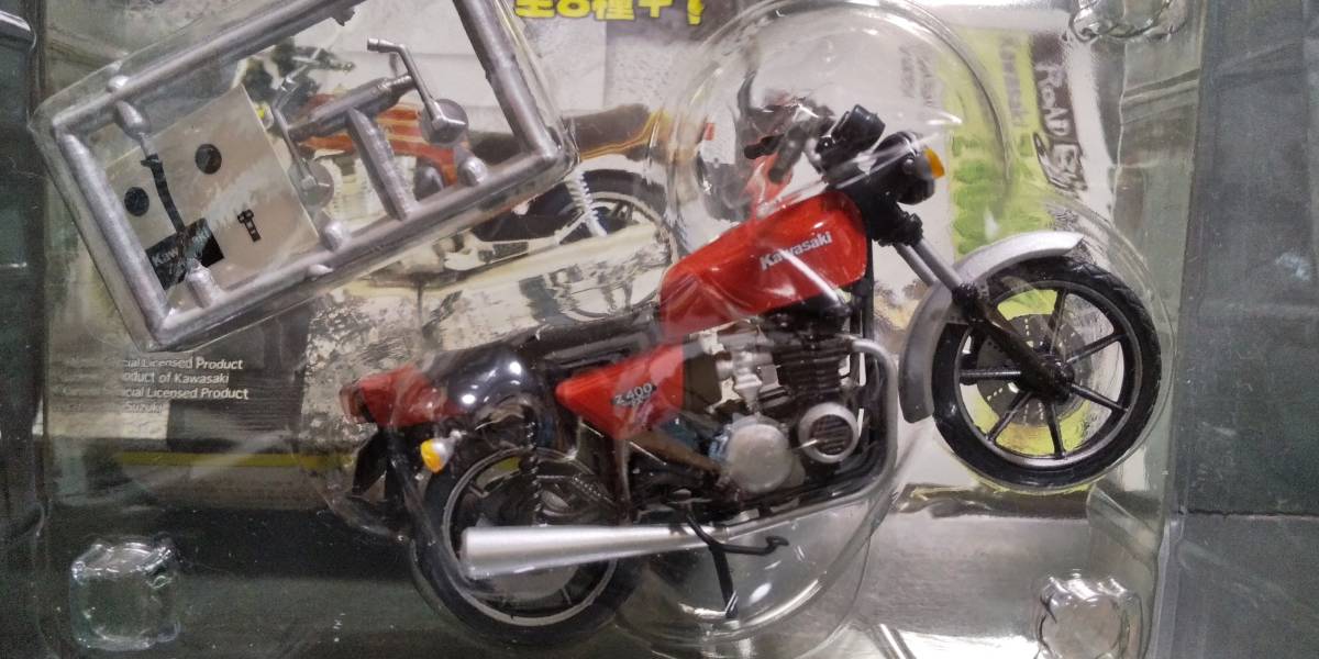 エフトイズ ロードバイクコレクション 1/24 カワサキ Z400FX レッド  