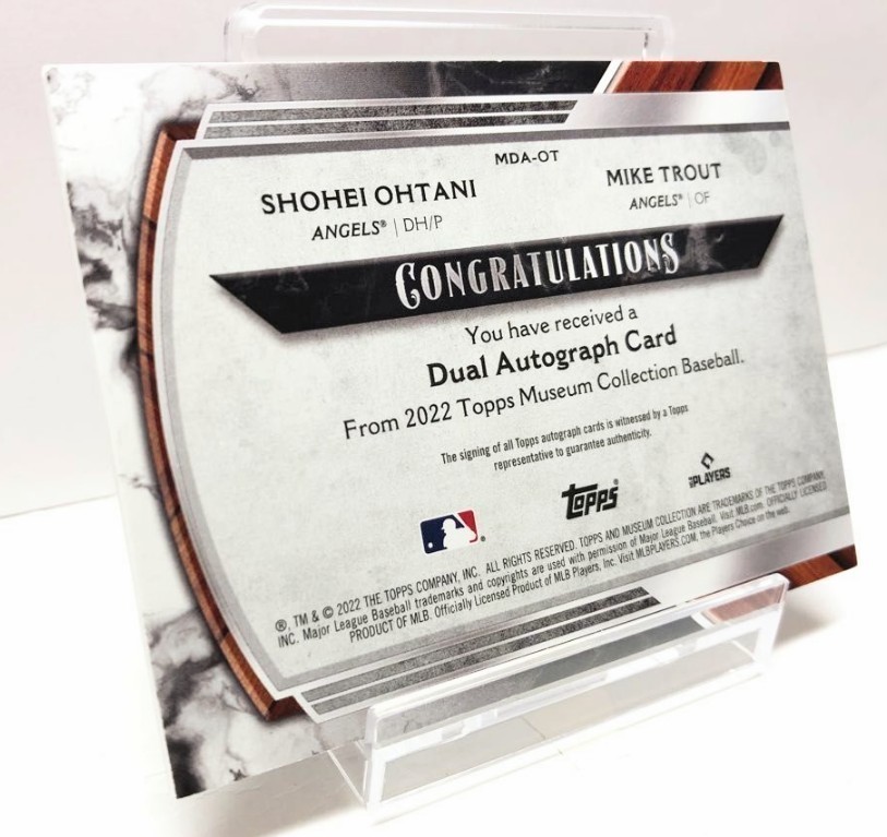 15枚限定 01/15 ファーストナンバー】2022 Topps Museum 大谷翔平 