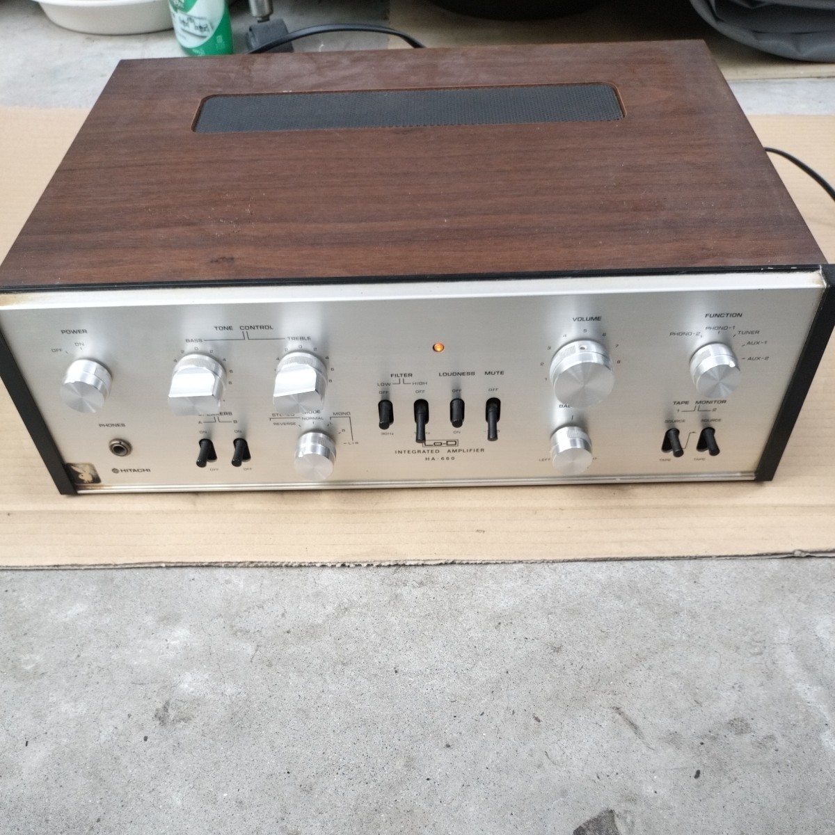 HITACHI Lo-D プリメインアンプ 通電確認済み HA-660 51001-8 【公式通販】