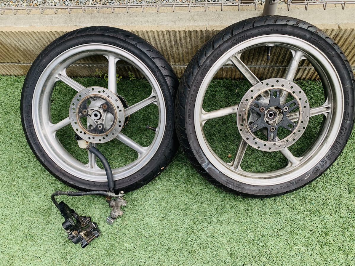 タイヤ付き ディスク NSR50 前後 ホイール セット エイプNSR80 NSR NS