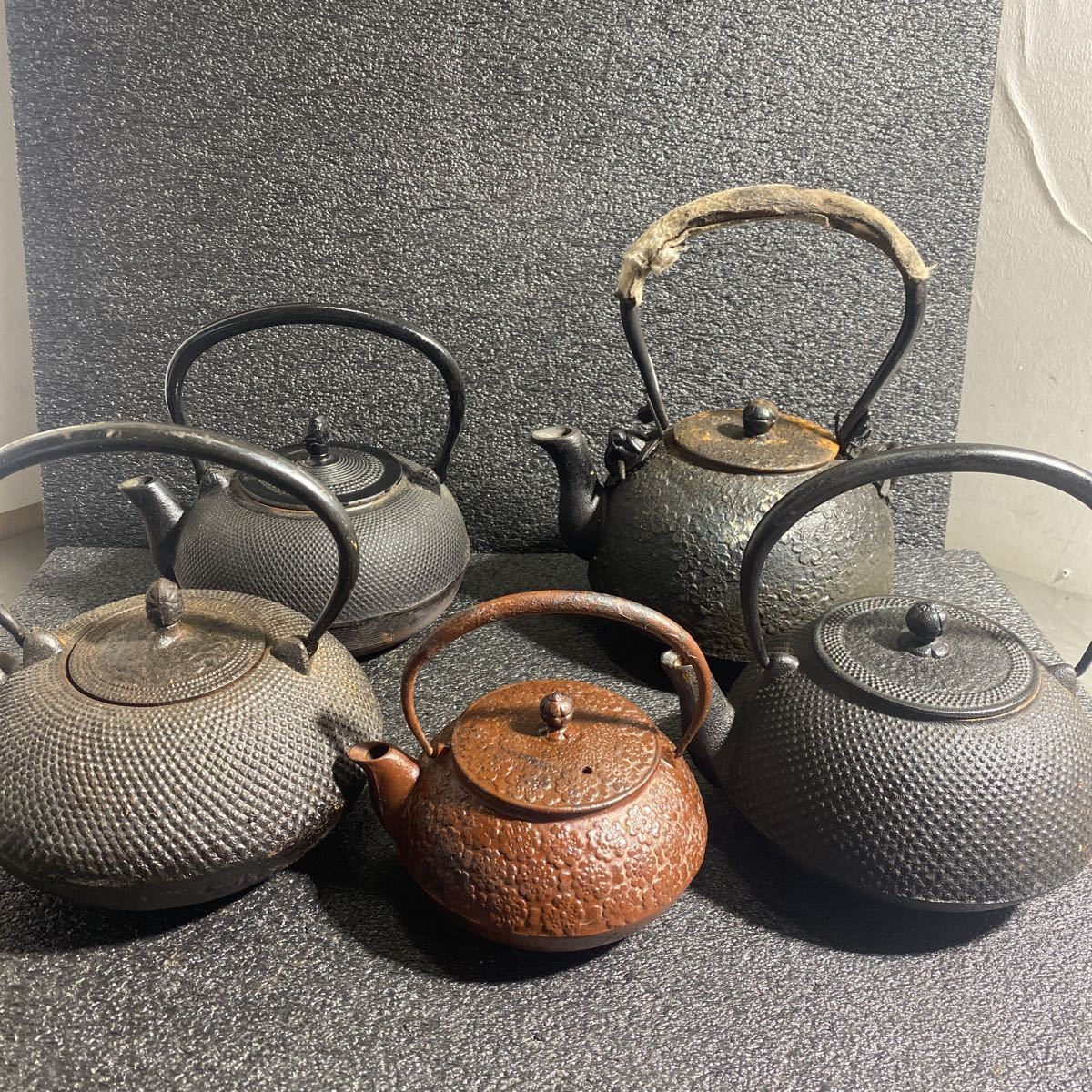 南部鉄器などの鉄瓶 5点まとめて 南部鉄器 鉄瓶 急須 5点 0 ～