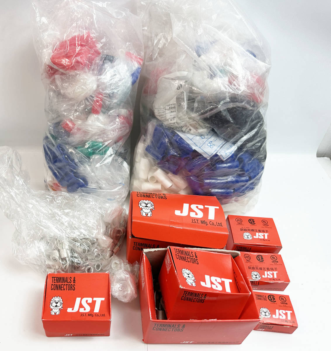 現状品 銅線用裸圧着端子＆端末キャップ/絶縁キャップ まとめセット ニチフ 10-1