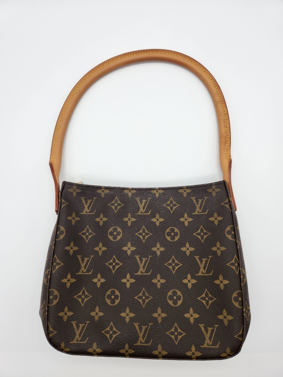 LOUIS VUITTON ルイ・ヴィトン モノグラム ルーピングMM ブラウン