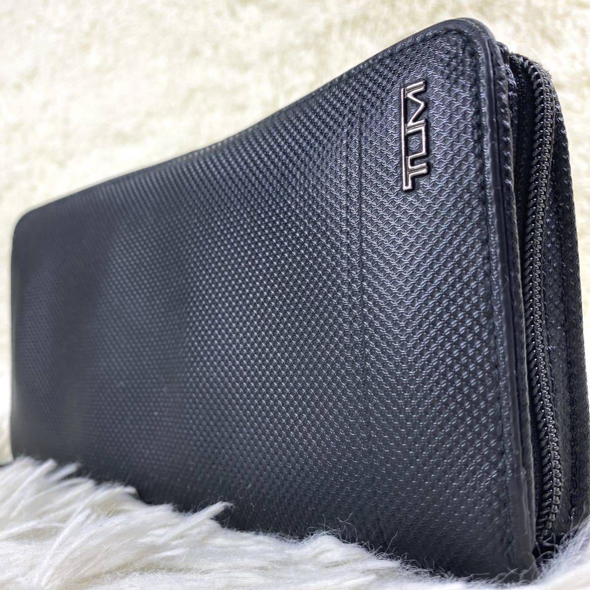 1円~ 良品 トゥミ TUMI 長財布 ラウンドファスナー ジップ メンズ
