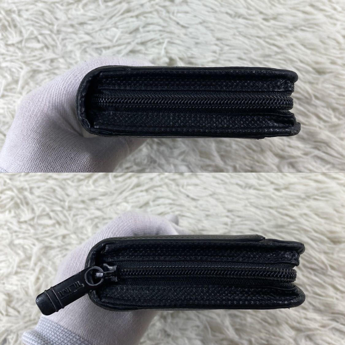 1円~ 良品 トゥミ TUMI 長財布 ラウンドファスナー ジップ メンズ
