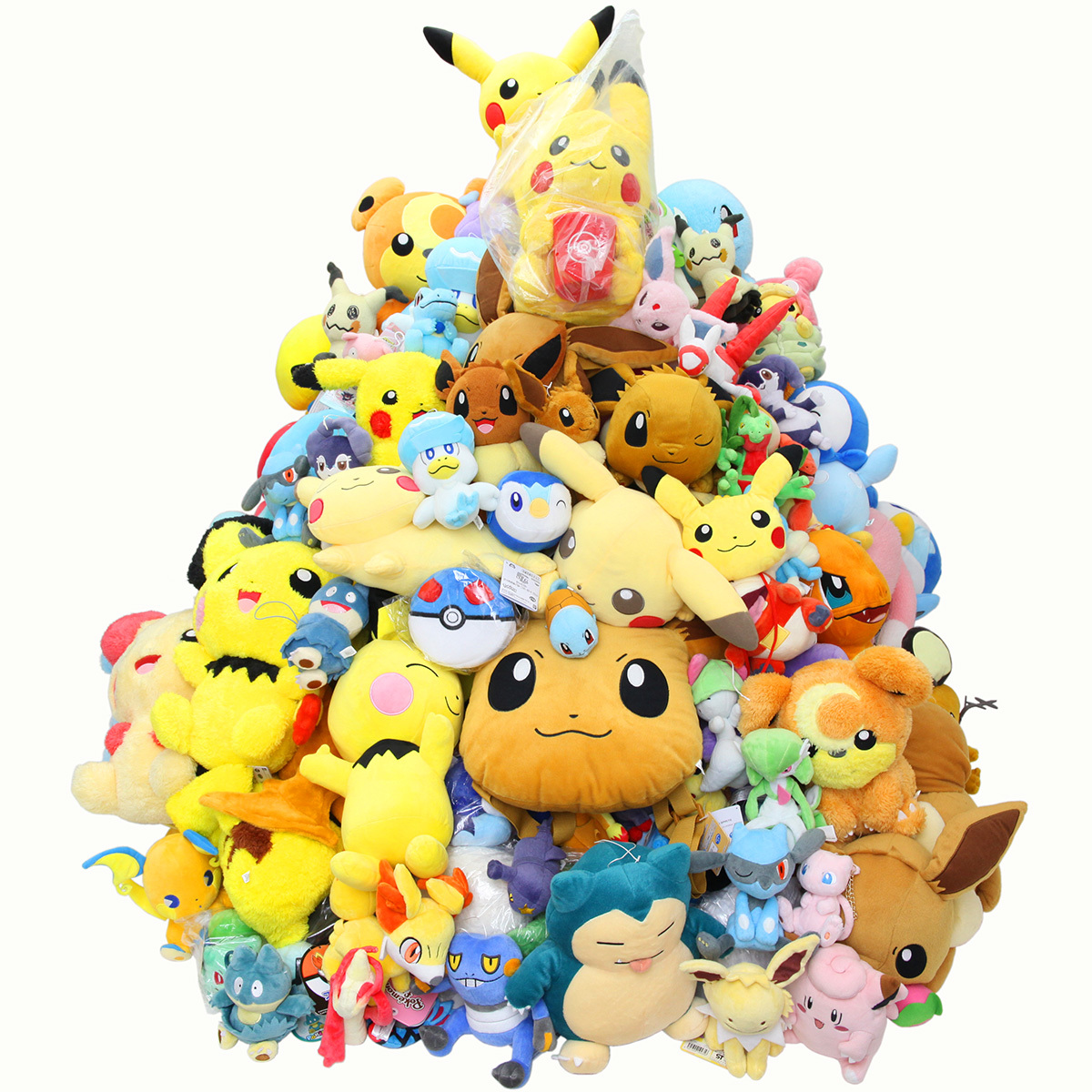 タグ付き多数 ポケモン ぬいぐるみ バッグ マスコットなど ×125