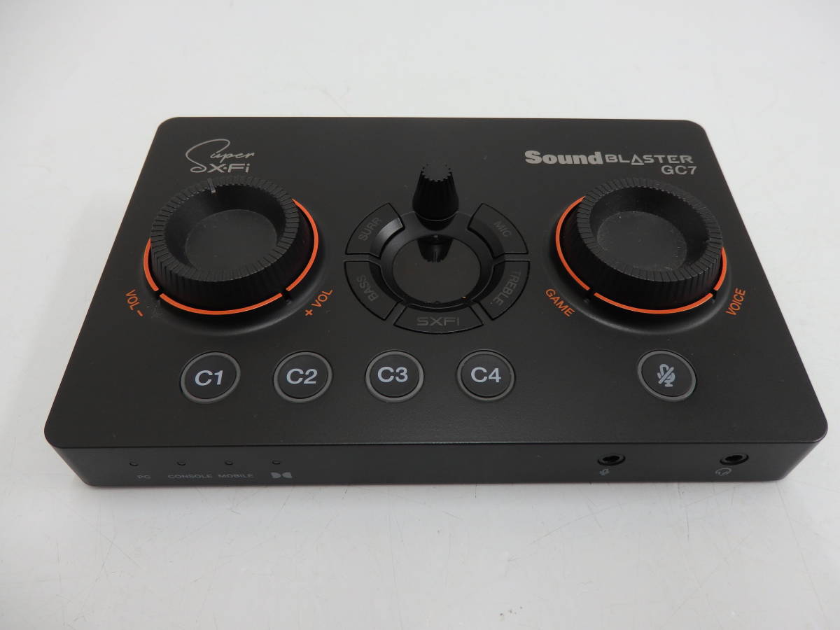 kd44) CREATIVE ゲーミング Sound BLASTER Super X-Fi 搭載 アンプ GC7
