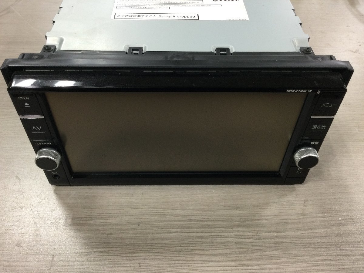 1円スタート！ 地図データ2021年 日産 純正 メモリーナビ MM318D-W TV 