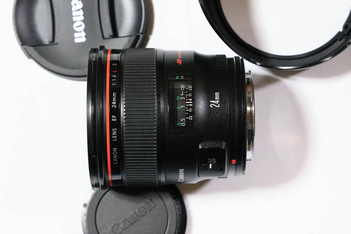 中古美品 Canon キヤノン EF24mm F1.4L II USM 名玉！ USM F1.4L II